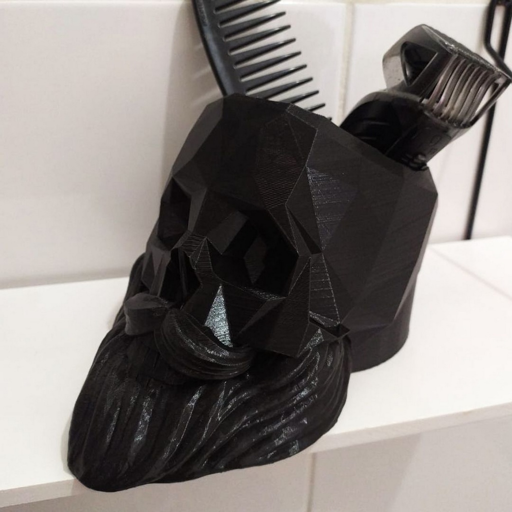 Caveira Barbeiro - Skull 3D